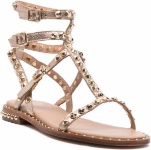 Ash Play sandalen met studs Goud