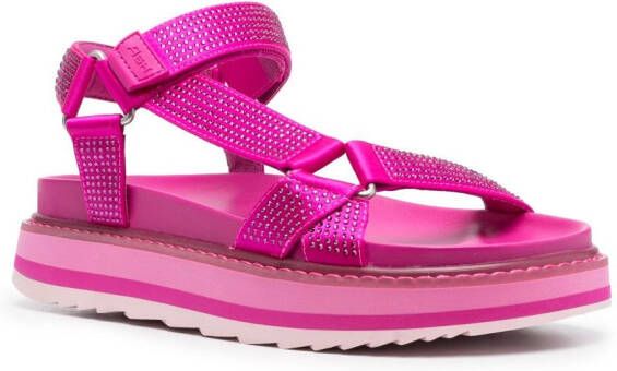 Ash Sandalen met plateauzool Roze