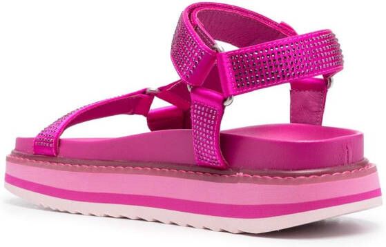 Ash Sandalen met plateauzool Roze