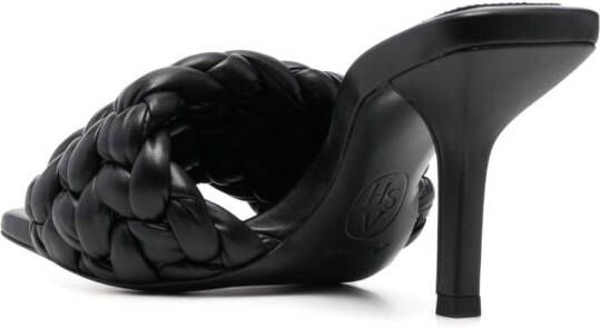 Ash Serena sandalen met gevlochten bandje Zwart