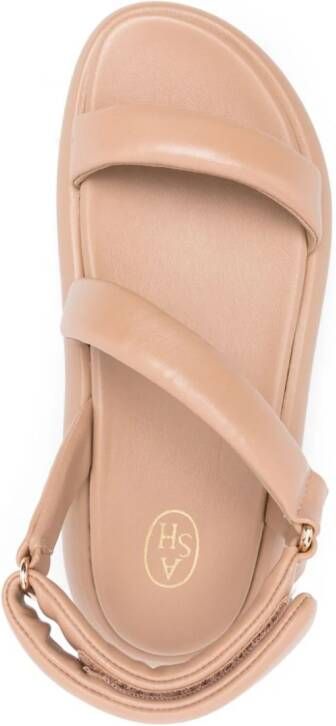 Ash Vanessa 50mm leather sandals Beige