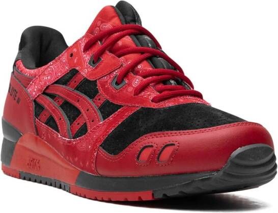 ASICS atmos X RED SPIDER X GEL-LYTE 3 sneakers met bandanaprint Rood