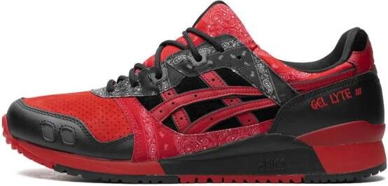 ASICS atmos X RED SPIDER X GEL-LYTE 3 sneakers met bandanaprint Rood