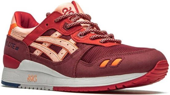 ASICS Gel Lyte III low-top sneakers Rood