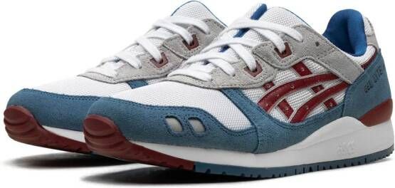 ASICS Gel-Lyte III sneakers met vlakken Blauw