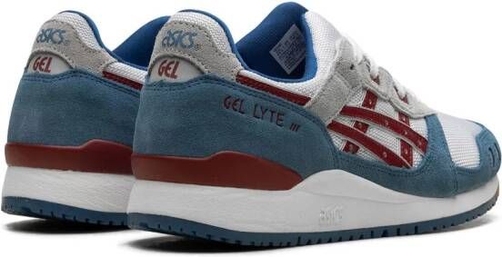 ASICS Gel-Lyte III sneakers met vlakken Blauw