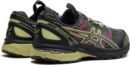 ASICS GEL-TERRAIN "Black Neon Lime" sneakers Zwart