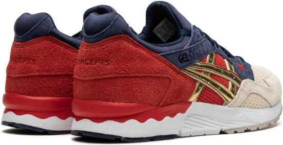 ASICS "x Concepts Gel Lyte 5 Libertea sneakers" Rood