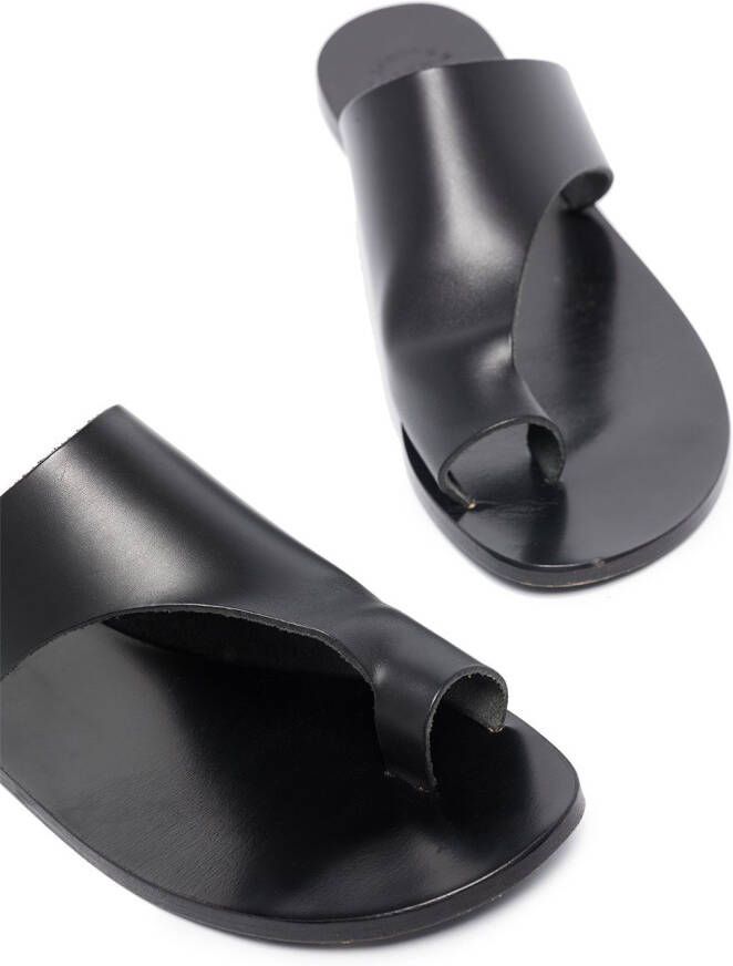 ATP Atelier Rosa cutout sandals Zwart