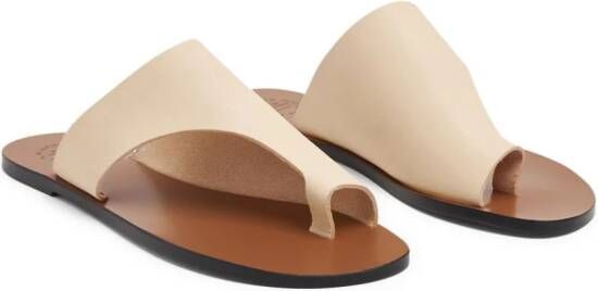 ATP Atelier Rosa single-toe strap flip-flops Beige