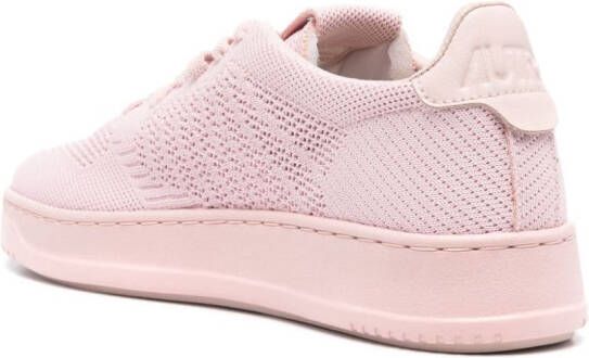 Autry Easeknit open-gebreide sneakers Roze