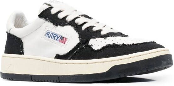 Autry Sneakers met gerafelde vlakken Wit
