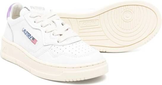 Autry Kids Medalist leren sneakers Wit