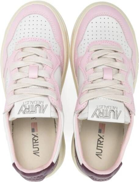 Autry Kids Leren sneakers Wit