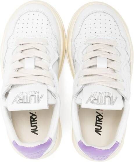 Autry Kids Leren sneakers Wit