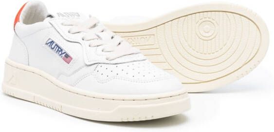 Autry Kids Medalist leren sneakers Wit
