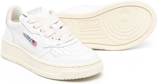 Autry Kids Medalist leren sneakers Wit