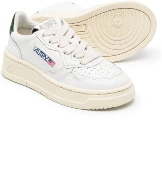 Autry Kids Medalist leren sneakers Wit