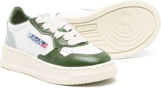 Autry Kids Medalist leren sneakers Wit