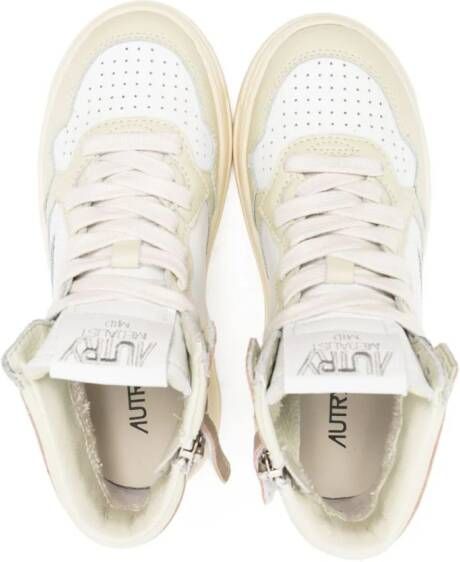 Autry Kids Sneakers met vlakken Beige