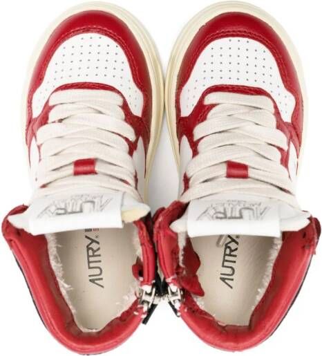 Autry Kids Sneakers met vlakken Wit