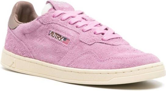 Autry lace-up suede sneakers Paars