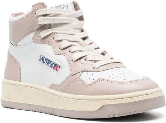 Autry High-top sneakers met logopatch Wit