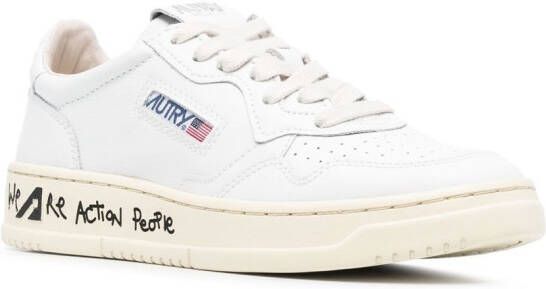 Autry Sneakers met logopatch Wit