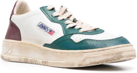 Autry Sneakers met gerafelde afwerking Wit