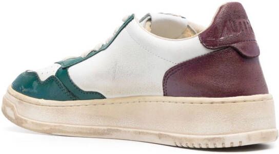 Autry Sneakers met gerafelde afwerking Wit