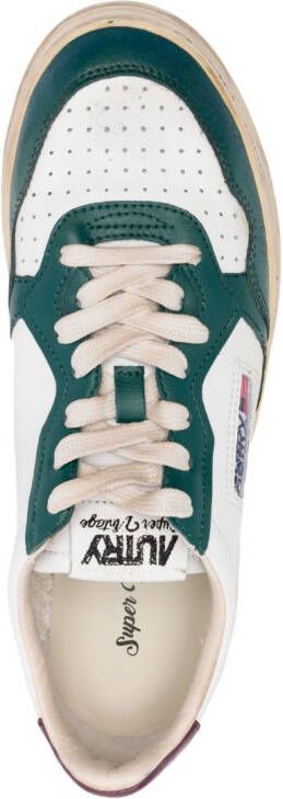 Autry Sneakers met gerafelde afwerking Wit