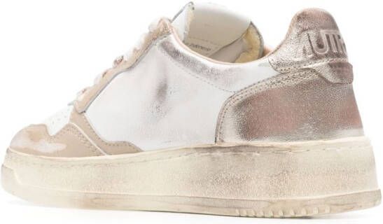 Autry Medalist leren sneakers Wit