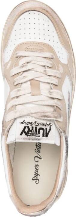 Autry Medalist leren sneakers Wit