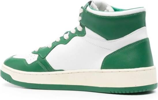 Autry Medalist leren sneakers met vlakken Wit