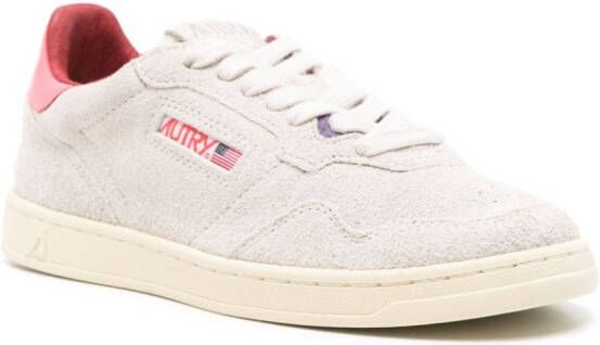 Autry Medalist Low suède sneakers Beige