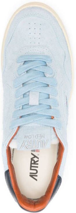 Autry Medalist Low suède sneakers Blauw