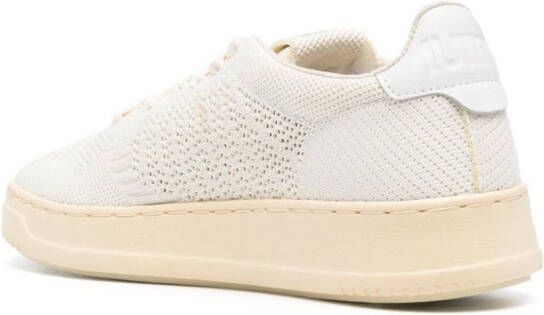 Autry Medalist open gebreide sneakers Wit