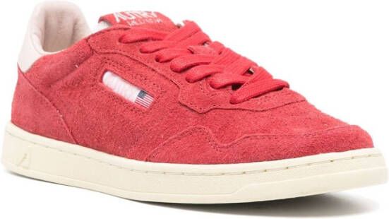 Autry Medalist suède sneakers Rood