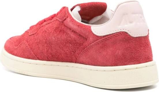 Autry Medalist suède sneakers Rood