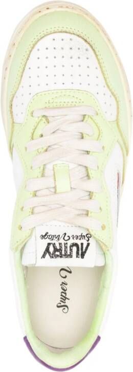 Autry Medalist Super Vintage leren sneakers Geel