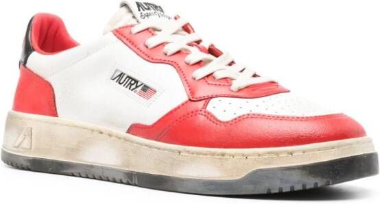 Autry Medalist Super Vintage leren sneakers Wit