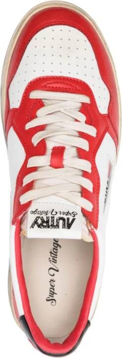 Autry Medalist Super Vintage leren sneakers Wit