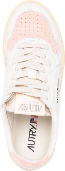 Autry Geperforeerde sneakers Wit