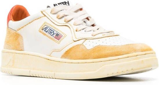 Autry Sneakers met colourblocking Wit