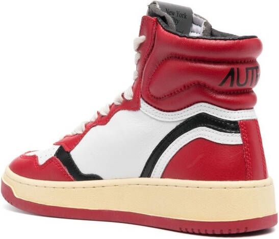 Autry Sneakers met logoprint Rood