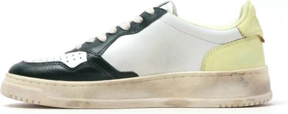 Autry Super Vintage Medalist leren sneakers Wit