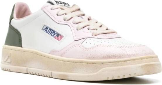 Autry Super Vintage sneakers met vlakken Wit