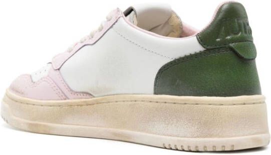 Autry Super Vintage sneakers met vlakken Wit