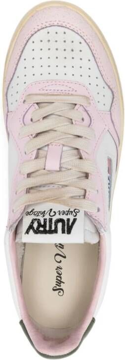 Autry Super Vintage sneakers met vlakken Wit