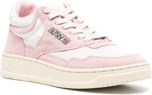 Autry Tweekleurige sneakers Roze